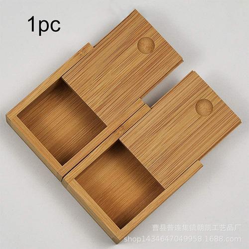 抽拉蓋竹木盒簡(jiǎn)約小飾品包裝木盒木制品加工首飾包裝收納盒批發(fā)